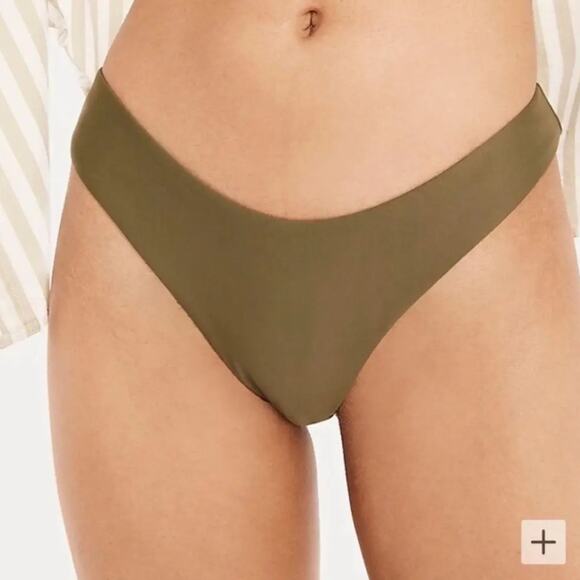 J. Crew Curved-waist Cheeky Bikini Bottom in Pink, Women's Medium BC125 $59 - Picture 7 of 8